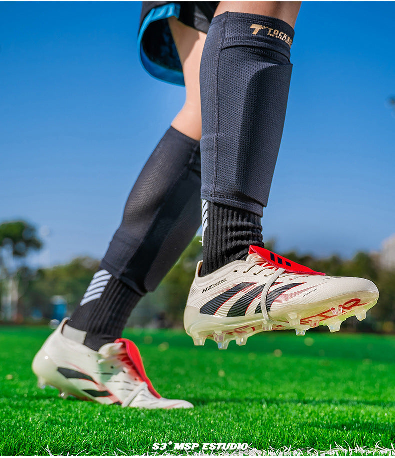 Youth Soccer Shoes with Green Shade - Training Cleats