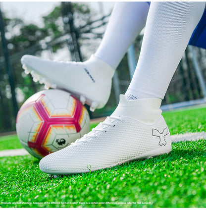 High-Top Soccer Shoes - TF Artificial Turf Training