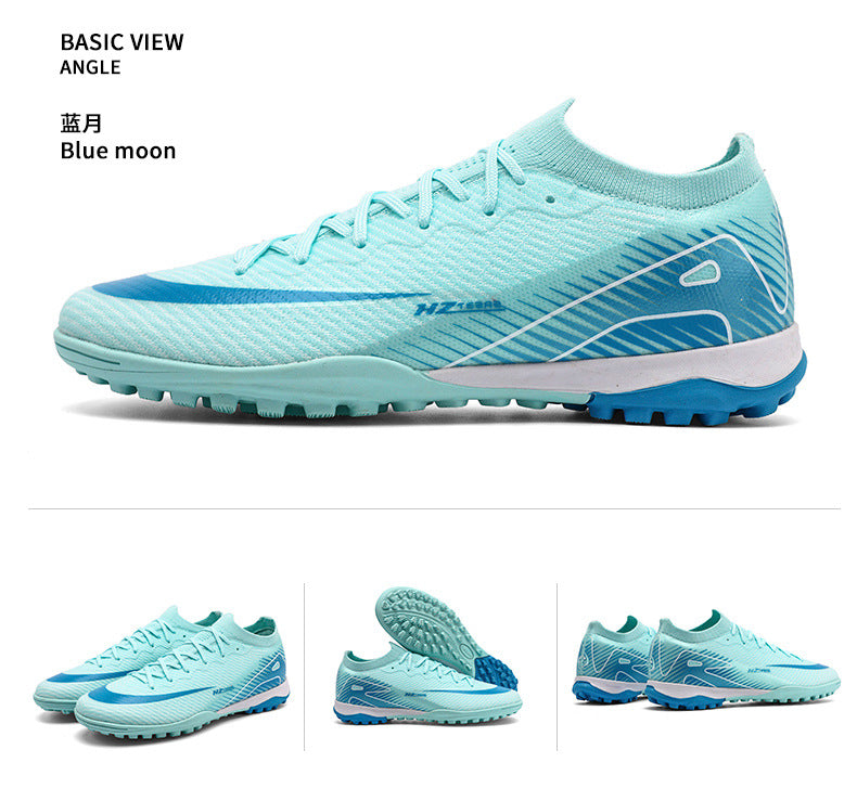 Youth Soccer Shoes with Broken Studs - Training Football Cleats