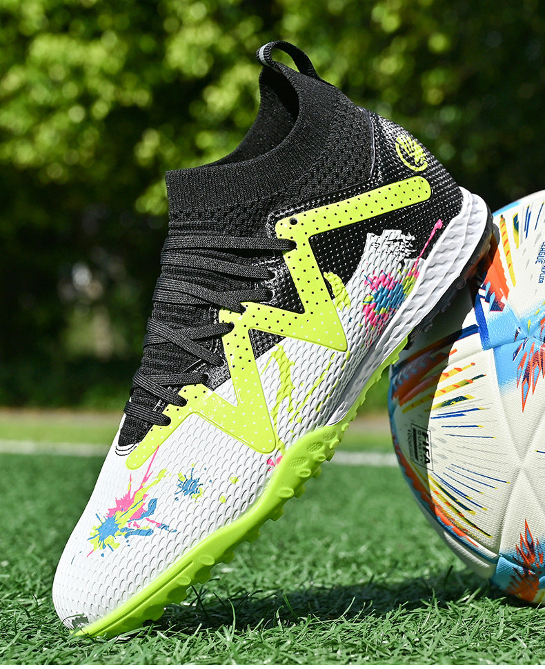 High-Top Soccer Shoes - TF Training for All Ages