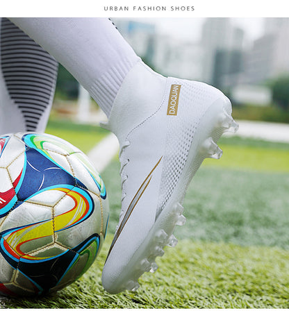 High-Top Breathable Soccer Shoes - Professional Futsal Cleats