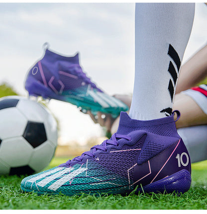 X10 Flyknit Men's High-Top Football Boots - TF Studs