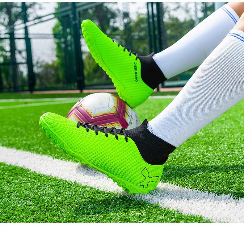 High-Top Soccer Shoes - TF Artificial Turf Training