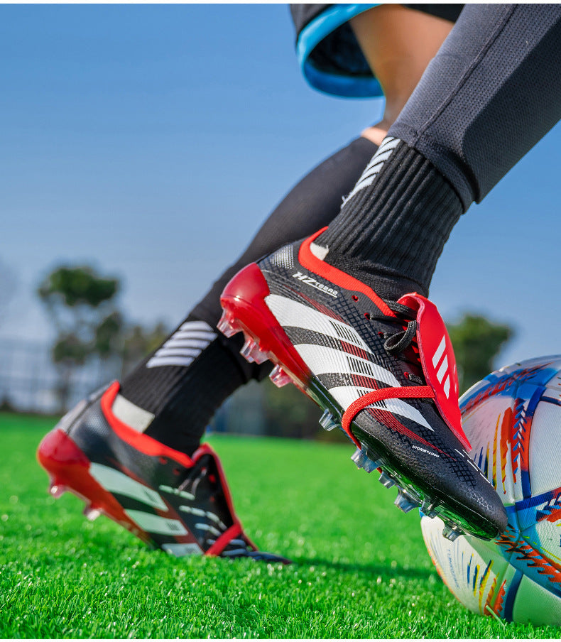 Youth Soccer Shoes with Green Shade - Training Cleats