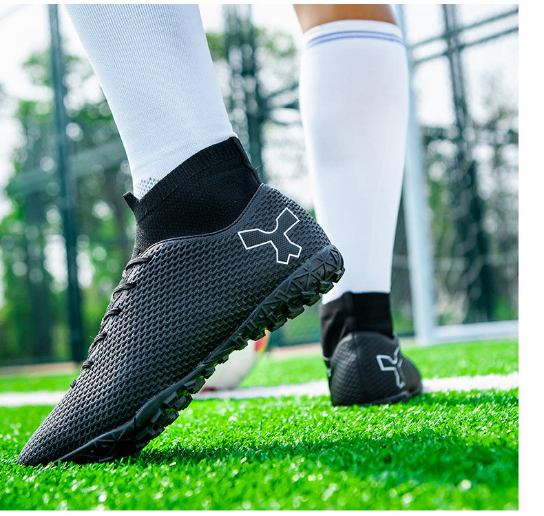 High-Top Soccer Shoes - TF Artificial Turf Training