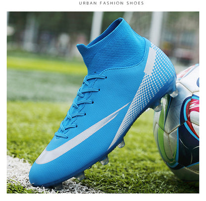High-Top Breathable Soccer Shoes - Professional Futsal Cleats