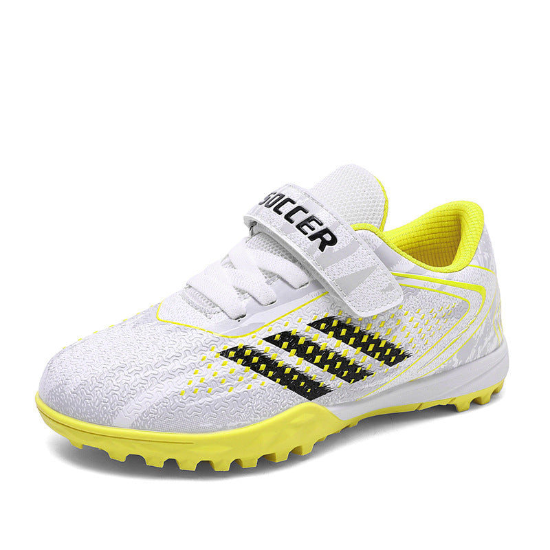 Summer Breathable Mesh Kids Soccer Shoes - TF Training