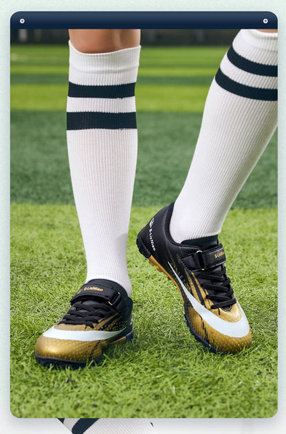 Kids' Soccer Shoes with Velcro - Training Cleats