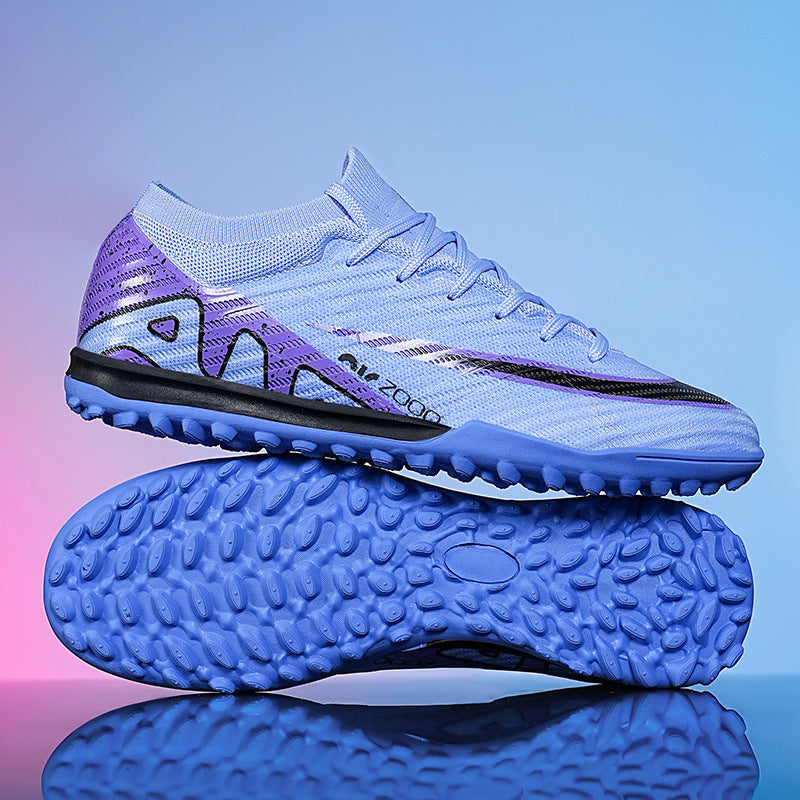 High-Top Football Shoes - TF Training with Broken Studs