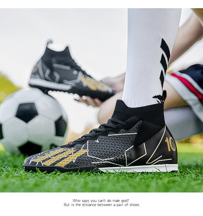 X10 Flyknit Men's High-Top Football Boots - TF Studs