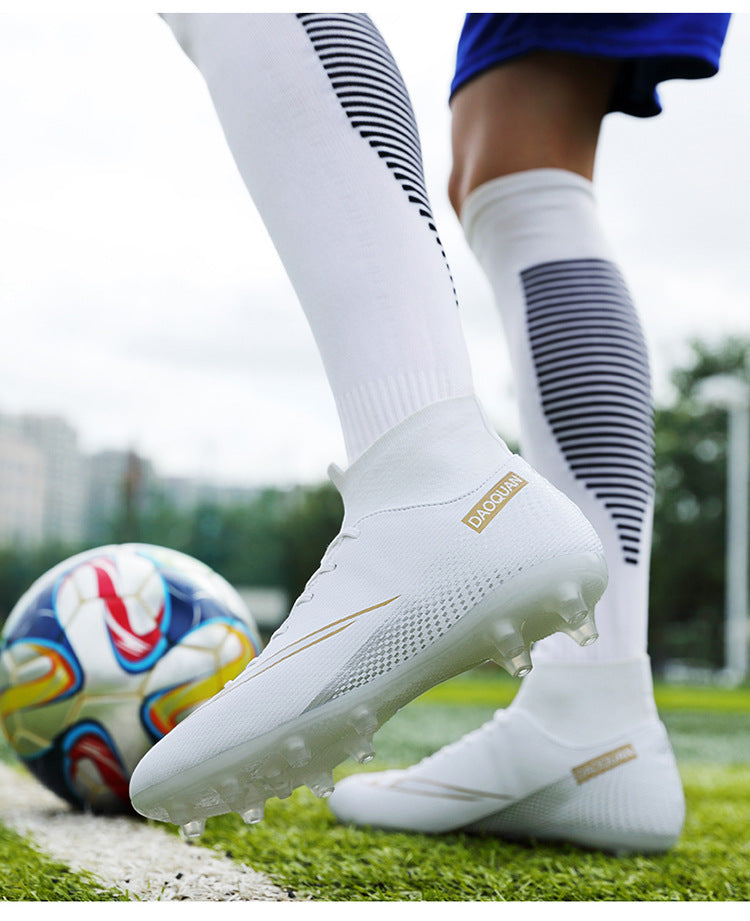 High-Top Breathable Soccer Shoes - Professional Futsal Cleats