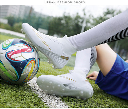 High-Top Breathable Soccer Shoes - Professional Futsal Cleats