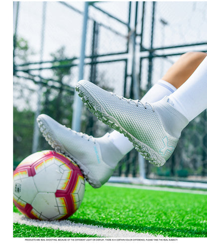 High-Top Soccer Shoes - TF Artificial Turf Training