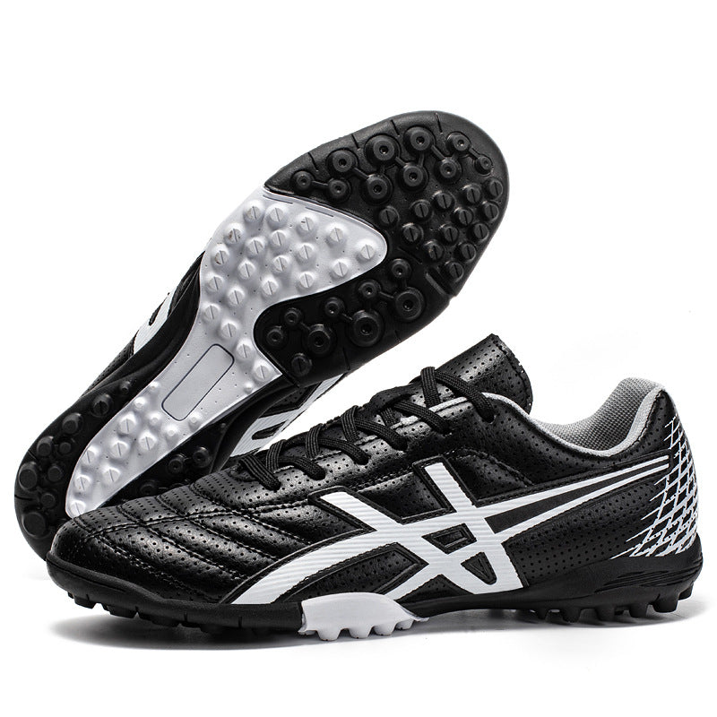 Kids' High-Top Breathable Soccer Shoes - TF/AG Studs