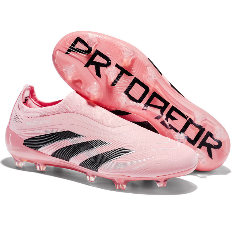 Youth Soccer Shoes with Green Shade - Training Cleats