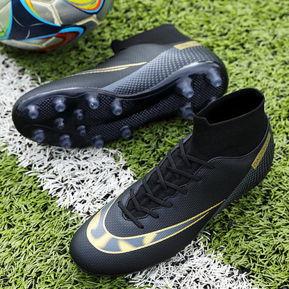 High-Top Breathable Soccer Shoes - Professional Futsal Cleats