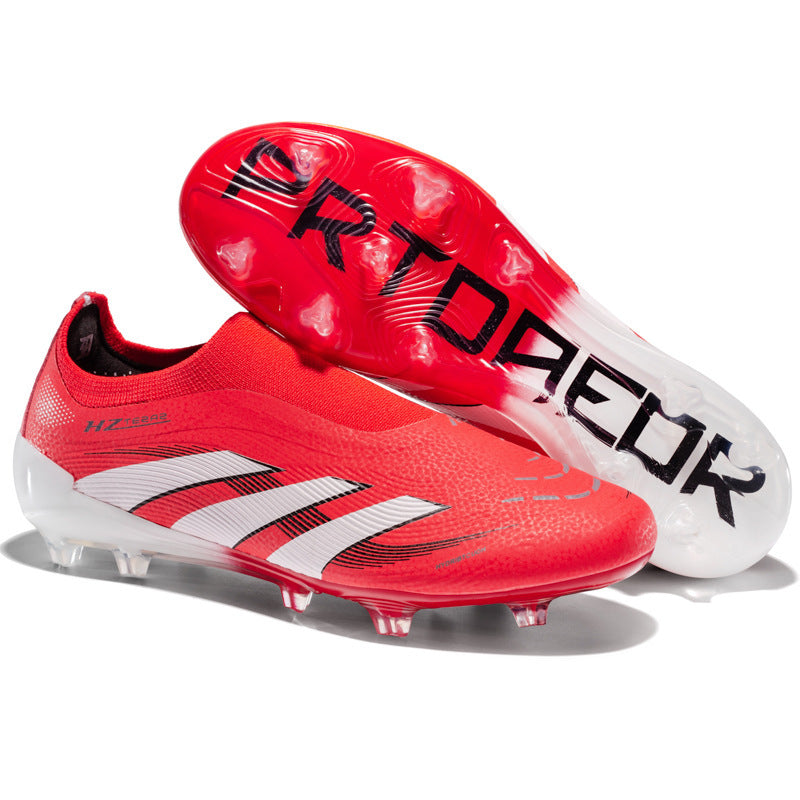 Youth Soccer Shoes with Green Shade - Training Cleats