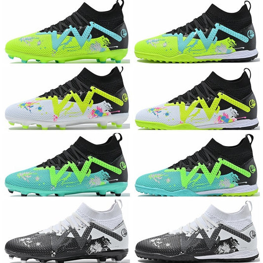 High-Top Soccer Shoes - TF Training for All Ages