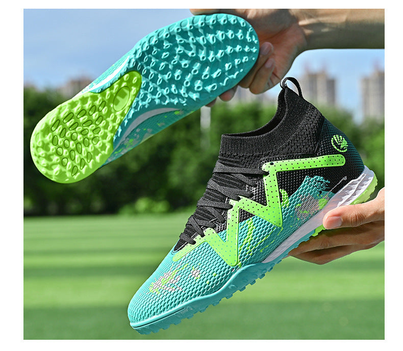 High-Top Soccer Shoes - TF Training for All Ages