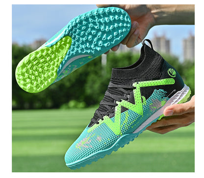 High-Top Soccer Shoes - TF Training for All Ages