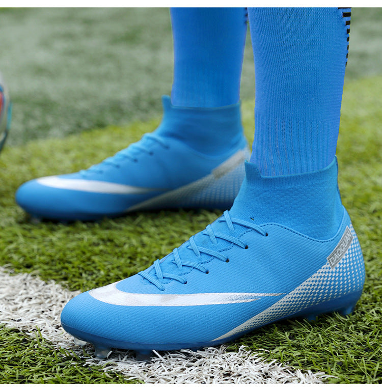 High-Top Breathable Soccer Shoes - Professional Futsal Cleats