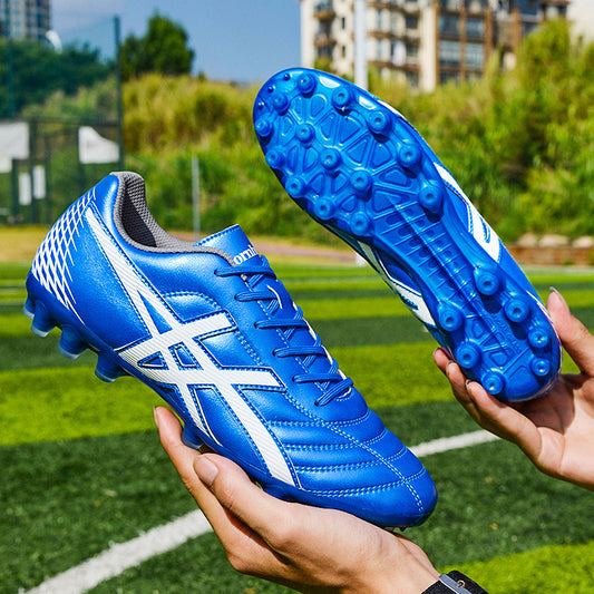 Kids' High-Top Breathable Soccer Shoes - TF/AG Studs