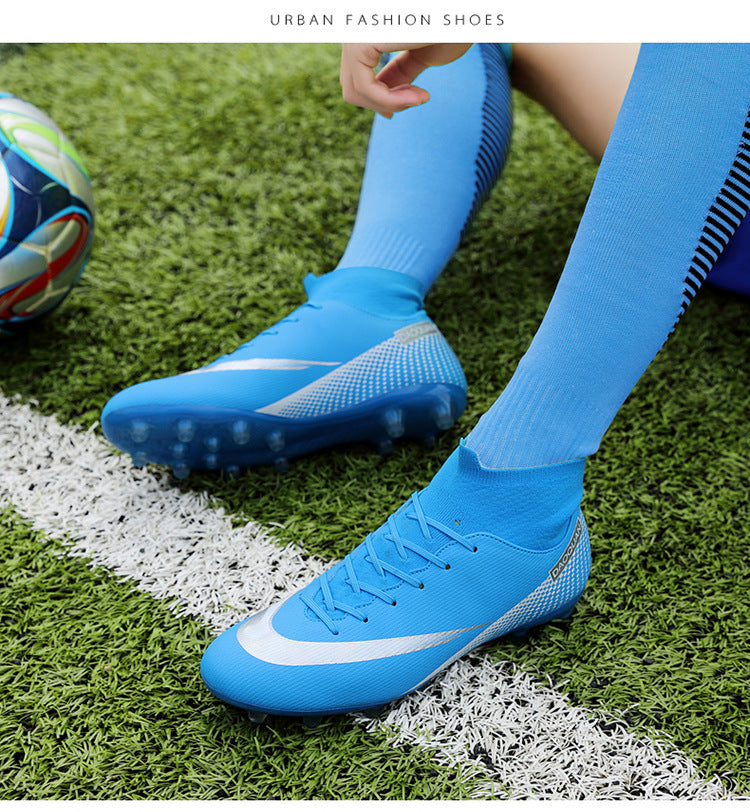 High-Top Breathable Soccer Shoes - Professional Futsal Cleats