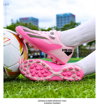 No-Tie Velcro Kids Soccer Shoes - Non-Slip Training