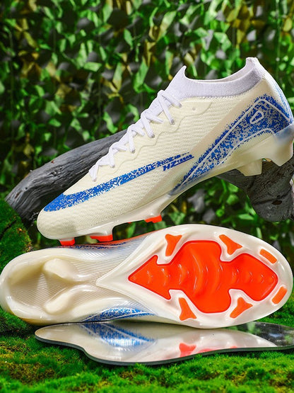 Youth Soccer Shoes with Broken Studs - Training Football Cleats