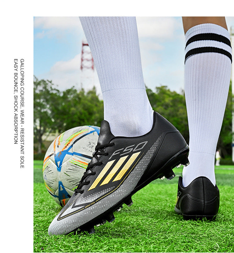 Unisex Soccer Shoes - Long & Broken Studs for Training