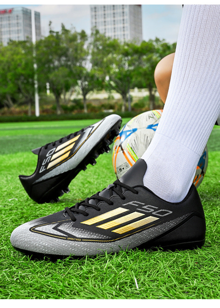 Unisex Soccer Shoes - Long & Broken Studs for Training