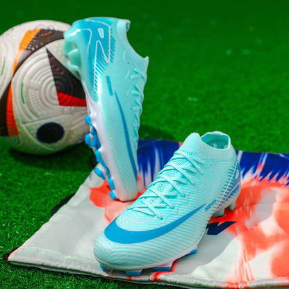 Youth Soccer Shoes with Broken Studs - Training Football Cleats