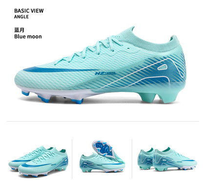 Youth Soccer Shoes with Broken Studs - Training Football Cleats