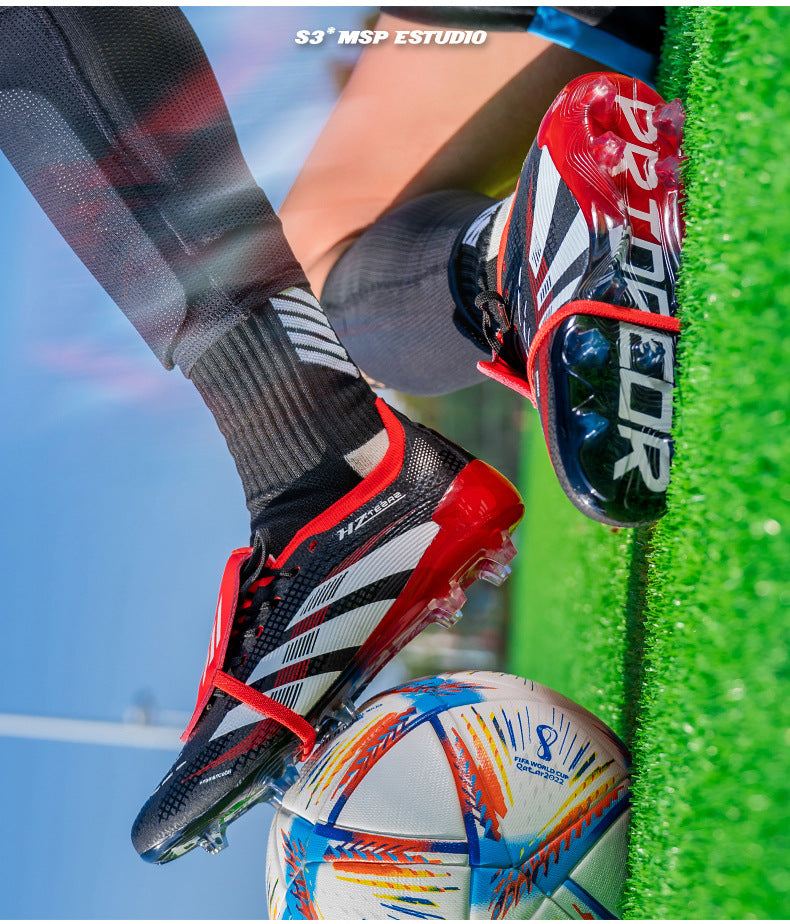 Youth Soccer Shoes with Green Shade - Training Cleats