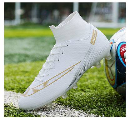 High-Top Breathable Soccer Shoes - Professional Futsal Cleats