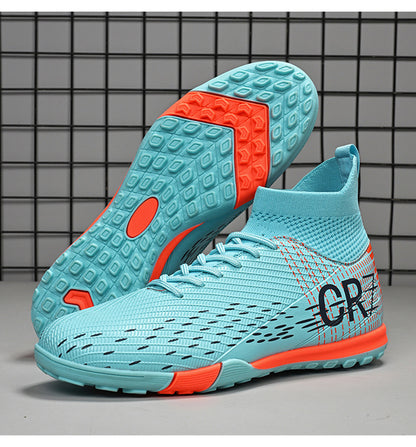 CR7 High-Top Soccer Shoes - Flyknit TF Studs