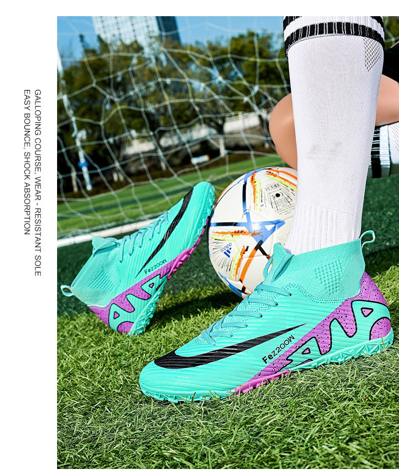 Thorn 15 High-Top Soccer Shoes - AG Studs for Youth