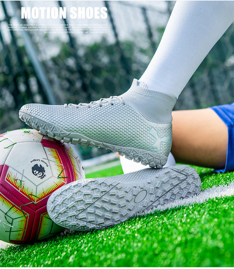 High-Top Soccer Shoes - TF Artificial Turf Training