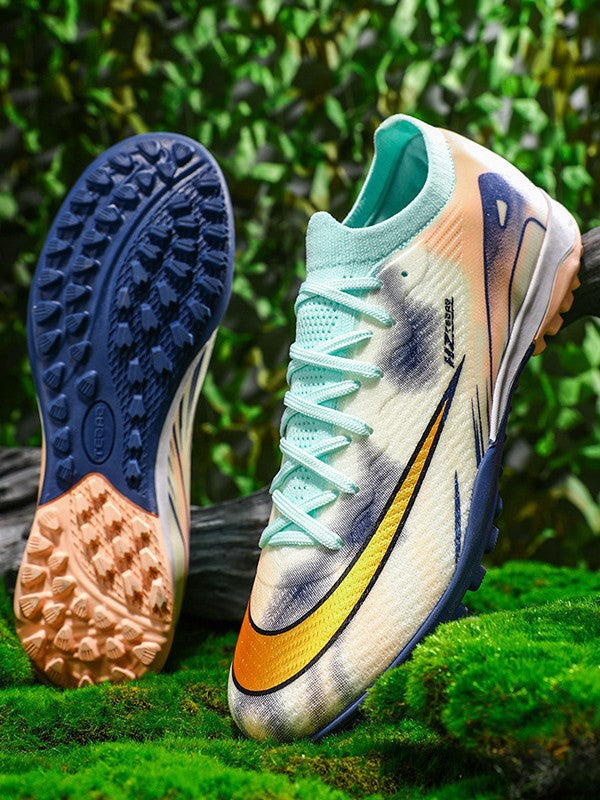 Youth Soccer Shoes with Broken Studs - Training Football Cleats