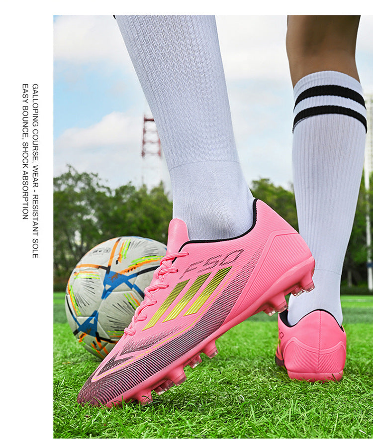 Unisex Soccer Shoes - Long & Broken Studs for Training