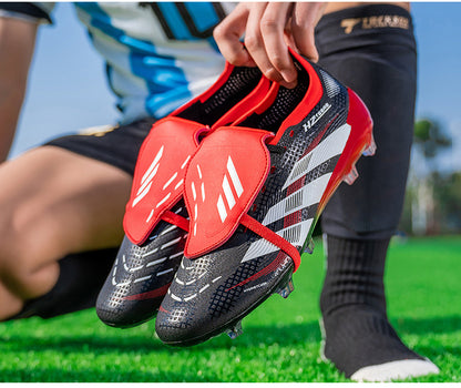 Youth Soccer Shoes with Green Shade - Training Cleats