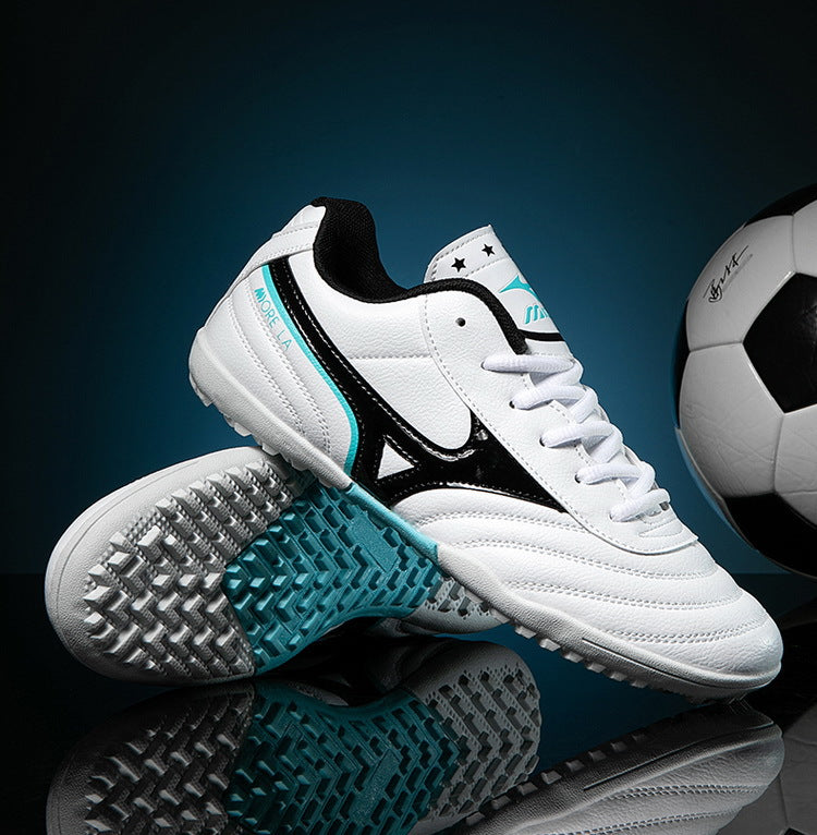 Youth Soccer Shoes - Non-Slip Leather Training