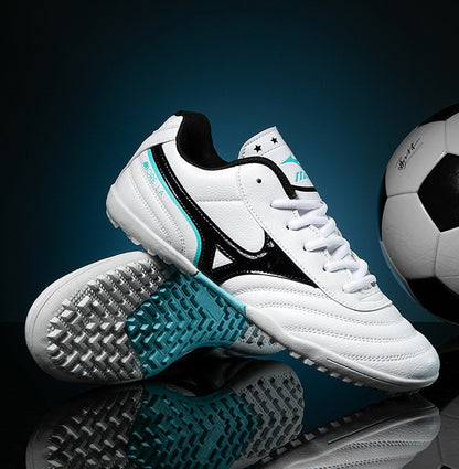 Youth Soccer Shoes - Non-Slip Leather Training
