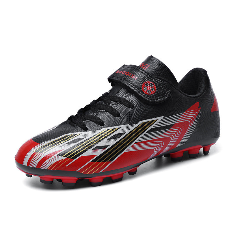 No-Tie Velcro Kids Soccer Shoes - Non-Slip Training