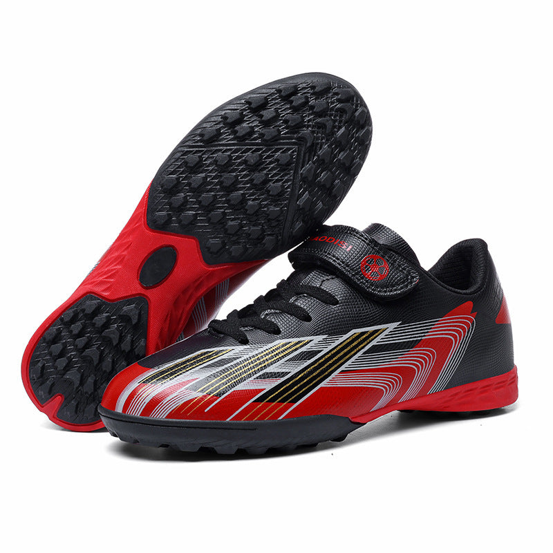 No-Tie Velcro Kids Soccer Shoes - Non-Slip Training