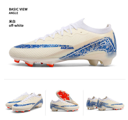 Youth Soccer Shoes with Broken Studs - Training Football Cleats