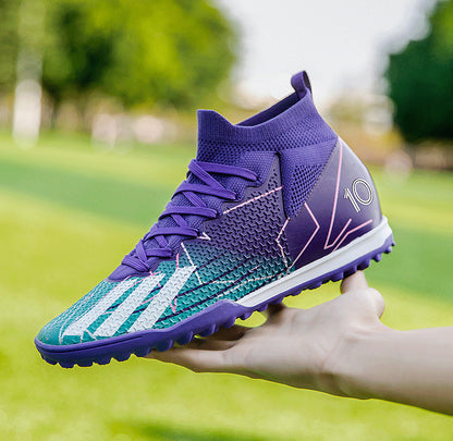 X10 Flyknit Men's High-Top Football Boots - TF Studs