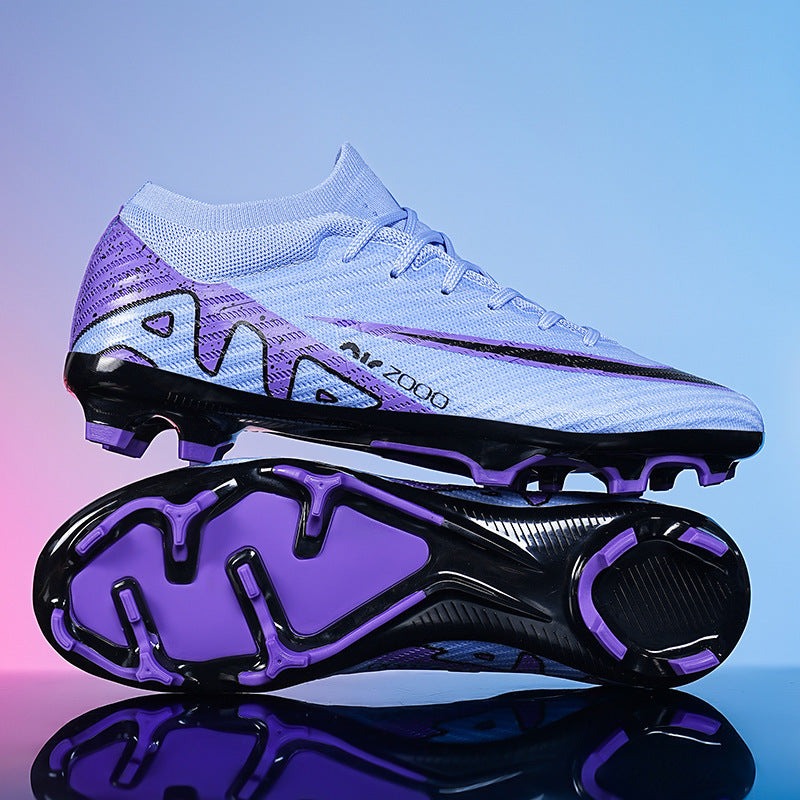 High-Top Football Shoes - TF Training with Broken Studs