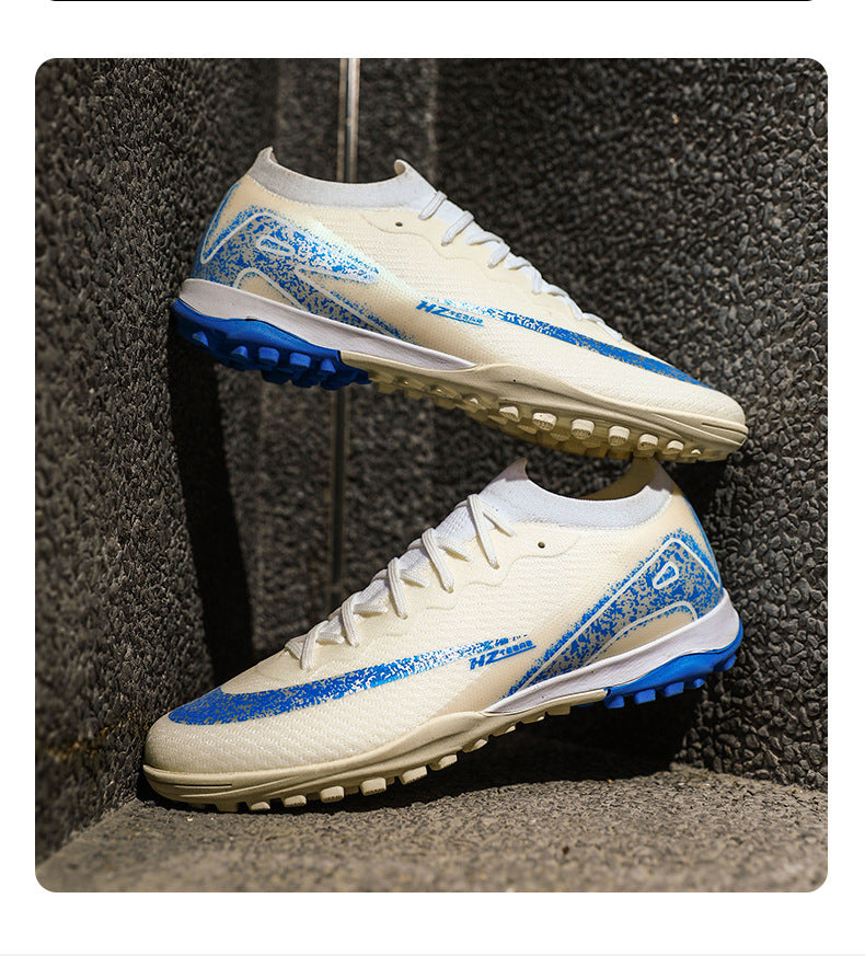 Youth Soccer Shoes with Broken Studs - Training Football Cleats