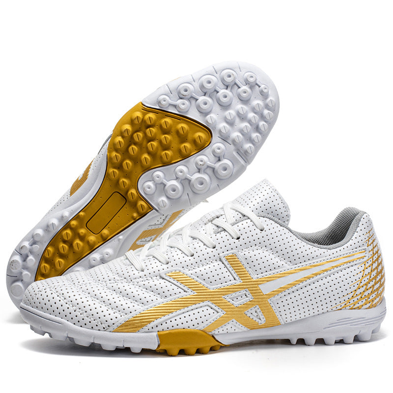 Kids' High-Top Breathable Soccer Shoes - TF/AG Studs